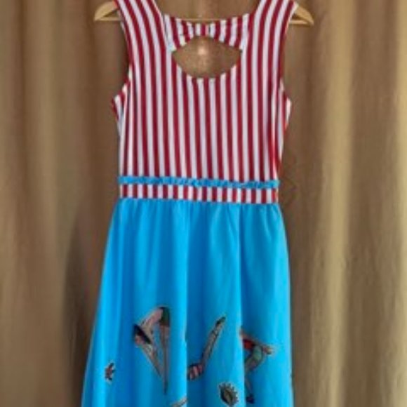 *SOURPUSS* Tattooed Swimmer Dress - Picture 3 of 3